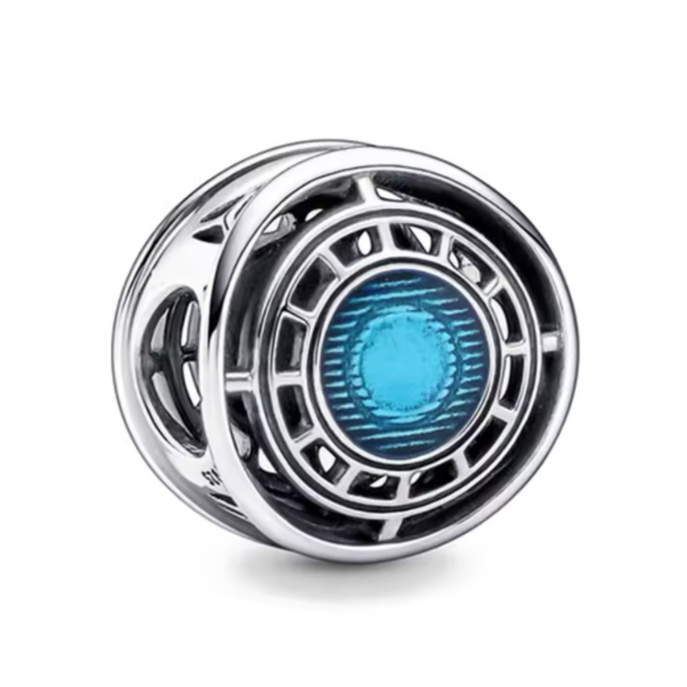 NWOT Marvel The Avengers Iron Man Arc Reactor Charm Sterling Silver 925